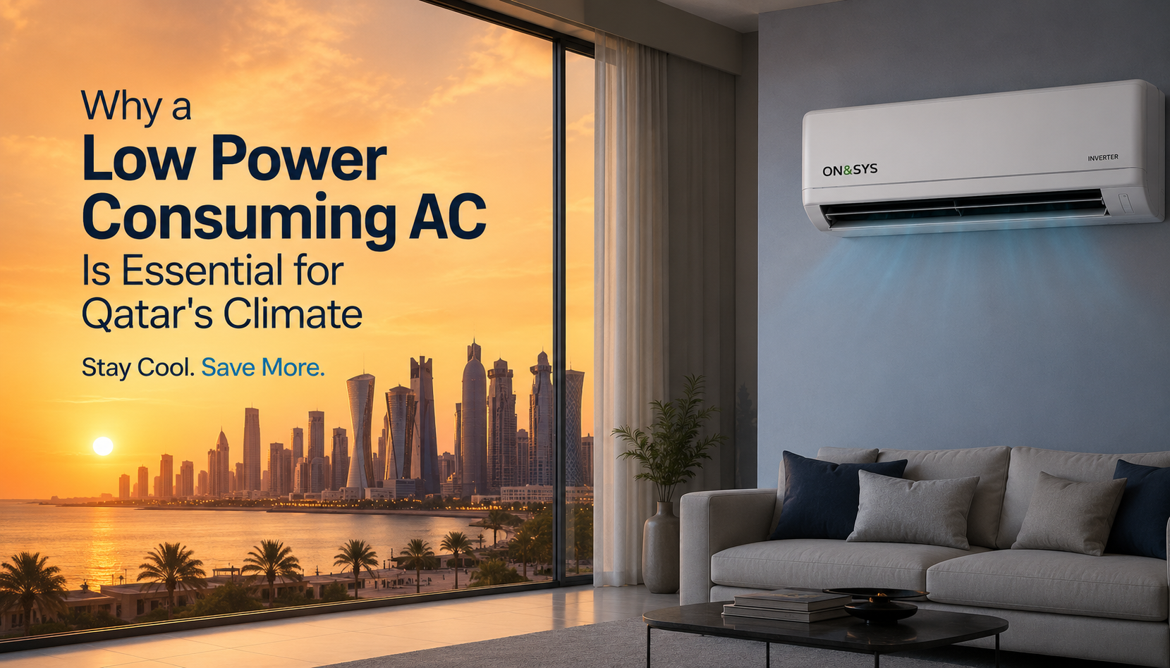 Why a Low Power Consuming AC Is Essential for Qatar’s Climate