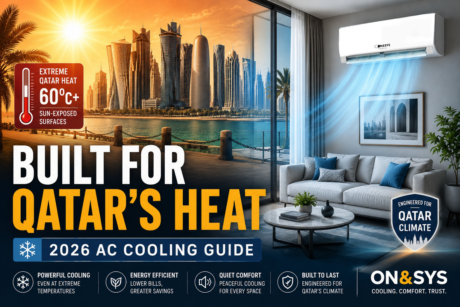Best Air Conditioner in Qatar for Extreme Heat: 2026 Cooling Guide